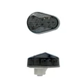 CLIGNOTANT MOTO TAAC FR06 13 LEDS FUME/NOIR (M10 / LONG 34mm / H 25mm) (PAIRE) QUALITE PREMIUM  -HOMOLOGUE ECE-