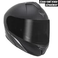 CASQUE MODULABLE ADX AM600 NOIR MAT XXL (DOUBLE ECRAN) (ECE 22.06)