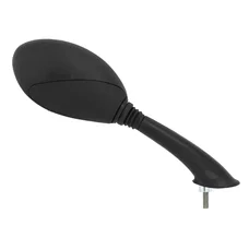 RETROVISEUR ADAPTABLE PIAGGIO 50-125 FLY 2005>2011 / DERBI 50 BOULEVARD 2009>2014, 125 BOULEVARD 2009>2014  DROIT NOIR (OE CM027005) (HOMOLOGUE CE)  -SELECTION P2R-