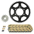 KIT CHAINE ADAPTABLE KAWASAKI 650 ER-6F 2005>2016, ER-6F ABS 2015>2016  520  15x46  (DIAM COURONNE 80/104/10.5)  (DEMULTIPLICATION ORIGINE)  -AFAM-