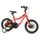 VELO MUSCULAIRE ENFANT 14 POUCES LEADER FOX FOX 2025 ROUGE MONOVITESSE CADRE ALU (TAILLE ENFANT JUSQU'A 105cm)