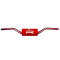 GUIDON 50 A BOITE KRM PRO RIDE OVERSIZE DIAM 28,6mm ALU ROUGE AVEC MOUSSE ROUGE HOLOGRAPHIQUE