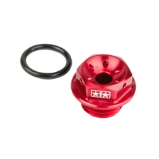 BOUCHON D'HUILE SCOOT STAGE 6 MBK 50 BOOSTER, STUNT, NITRO/YAMAHA 50 BWS, SLIDER, AEROX  -ROUGE-