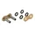 CHAIN QUICK LINK - HOLLOW RIVETING PIN   520  GOLD  (CHAIN TYPE A520XHR2-G)  (OEM SPECIFICATIONS)  -AFAM-