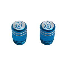 BOUCHON DE VALVE VICMA TO COOL MOLETE BLEU  (PAIRE)