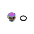BOUCHON D'HUILE 50 A BOITE KRM PRO RIDE POUR MINARELLI 50 AM6/BETA 50 RR/RIEJU 50 MRT/SHERCO 50 SM-R, SE-R ALU CNC NEO-CHROME