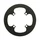 PROTEGE CHAINE VAE/E-BIKE MONO D.104 NOIR ALU 7075 STRONGLIGHT 4 BRANCHES POUR 44DTS