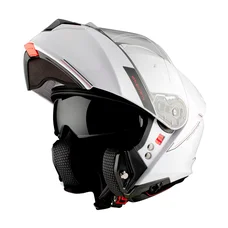 CASQUE MODULABLE MT GENESIS SV DOUBLE ECRANS UNI BLANC BRILLANT    XS (ECE 22.06)
