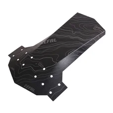 MUDGUARD FOR MTB-FRONT- 26"-27.5"-29"-27.5+ ZEFAL DEFLECTOR LITE - BLACK - FASTENING WITH RILSAN CLAMPS