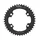 PLATEAU ROUTE 4BRA D.110 POUR SHIMANO ULTEGRA R8000 / 6800 TA X110 51DTS EXTERIEUR COMPATIBLE SHIMANO 105  5800+R7000/DURA ACE 9000+9100 NOIR 11V.  (PENSER A COMMANDER LE KIT INTRAVIS CORRESPONDANT)