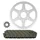 CHAIN AND SPROCKET KIT FOR MALAGUTI 50 XSM MOTARD 2007>2008  420  60x11  (OEM SPECIFICATIONS)  -TOP PERFORMANCES-