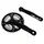 PEDALIER VTT P2R 7/8V. ALU NOIR 170mm 42-34-24  (BOITIER 118mm)