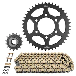 KIT CHAINE ADAPTABLE KAWASAKI 750 Z750 2004>2014 520 15x43 (DIAM COURONNE 80/104/10.5) (DEMULTIPLICATION ORIGINE) -JT SPROCKETS/DID