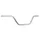GUIDON CYCLO ADAPTABLE MBK 41 ACIER CHROME  -SELECTION P2R-