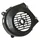 VOLUTE/CACHE TURBINE SCOOT ADAPTABLE SCOOT 50 CHINOIS 4T GY6,139QMB/PEUGEOT 50 KISBEE, V-CLIC 4T/KYMCO 50 AGILITY 4T/SYM 50 ORBIT 4T/NORAUTO 50 RAZZO 4T NOIR  -P2R-