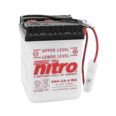 BATTERY  6V  4 Ah 6N4-2A-4 NITRO WITH MAINTENANCE  (Lg71xW71xH96mm)