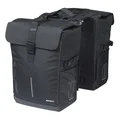 SACOCHE ARRIERE VELO DOUBLE BASIL MOVE 30L NOIR (16x27x38cm) FIXATION MIK 2.0 (INCLUS)