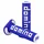 GRIP- DOMINO ORIGINAL- OFF ROAD A360 BLUE/WHITE (120 mm) (PAIR)  ---