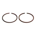 PISTON RING FOR 50CC MOTORBIKE  FOR MINARELLI 50 AM6/MBK 50 X-POWER, X-LIMIT/YAMAHA 50 TZR, DTR/PEUGEOT 50 XPS/RIEJU 50 RS1/BETA 50 RR/APRILIA 50 RS 1995>2005 (SOLD PER PAIR)  -P2R ECO-