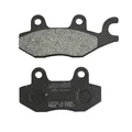 BRAKE PADS -POLINI FOR KYMCO 50 AGILITY, 125-150 B&W, 150 PEOPLE, 250 YUP, 50-125 LIKE, 50 TOP BOY, 50 SUPER 9, 200 DINK  (L 77mm - 96.5mm - H 42mm - thk9.2mm)  (174.0021)  (ORIGINAL)