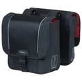 DOUBLE BAG FOR BICYCLE -REAR- BASIL SPORT DESIGN 32L BLACK 100% WATERPROOF (35x15x43 cm)