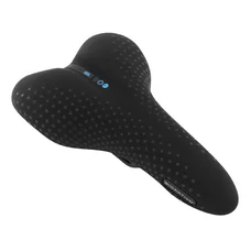 SADDLE- SAN MARCO BIOAKTIVE TREKKING GEL - FOR MEN -BLACK STEEL RAIL 400g 164x277m (ON CARD)