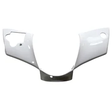CARENAGE/COUVRE GUIDON SCOOT ADAPTABLE PIAGGIO 50 ZIP 2000> BLANC BRILLANT  -P2R-