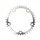 CHAINRING FOR ROAD BIKE- 5 Arms- 39T.Ø 130 -INNER- ALUMINIUM SILVER- 7075 TA ALIZE    (SHIMANO TYPE) 8/9/10 Speed-.