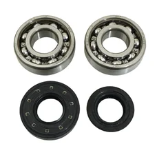BEARING FOR CRANKSHAFT+SEALS FOR SCOOT P2R FOR MBK 50 BOOSTER, NITRO/YAMAHA 50 BWS, AEROX/APRILIA 50 SR/CPI 50 ARAGON/GENERIC 50 IDEO/KEEWAY 50 FOCUS (KIT 6204 SKF STEEL C4/NITRILE SEAL)