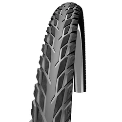 TYRE FOR TREKKING BIKE 700 X 40 (28/29 x 1,60) SCHWALBE SILENTO BLACK-RIGID- (42-622)  K-GUARD REFLECTIVE