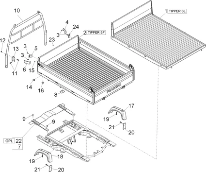 Benne ouverte - (Tipper)