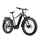 VELO ELECTRIQUE/VAE VTT FAT BIKE 26 LEADER FOX BRASA ARGENT 11V MOTEUR CENTRAL PANASONIC GX ULTIMATE 36V 90Nm BATTERIE 20Ah (18'' - H45,7cm - TAILLE M - POUR ADULTE DE 165cm à 178cm)