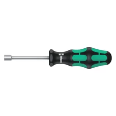 WERA 395 HOLO NUTDRIVER Ø 13 mm BLACK/GREEN (sold per unit)  - German tools for workshop.
