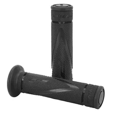 REVETEMENT POIGNEE PROGRIP MOTO ON ROAD 837 SIMPLE DENSITE NOIR CLOSED END 122mm (PAIRE)