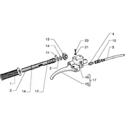 Pieces composant le guidon