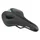 SADDLE- NEWTON FOR URBAN BIKE MEMORY COMFORT BLACK 265x165mm -STEEL RAIL - BLACK (SHAPE MEMORY)