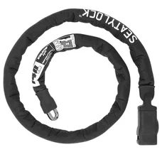 ANTIVOL VELO CHAINE A CLE SEATYLOCK VIKING SILVER MAILLONS 7mm 140cm (VENDU A L'UNITE) HOMOLOGUE SOLD SECURE SILVER