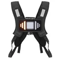 VESTE/GILET/BAUDRIER CLIC -LIGHT V2 AVEC SIGNALISATION INTEGREE 48 LEDS AVEC INDICATEUR DIRECTION ET TELECOMMANDE CINTRE SANS FIL (H20xL20cm) RECHARGEABLE USB