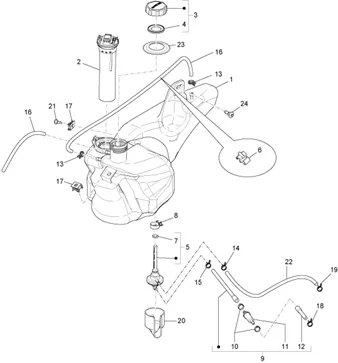 Réservoir carburant