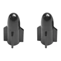 BOUCHON DE VALVE SCOOT/CYCLO REPLAY VS ROCKET ALU NOIR  (PAIRE)