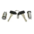 JEU DE CLES AVEC 2 BARILLETS (15 mm) ORIGINE PIAGGIO 50 TYPHOON 2011>/APRILIA 50 SR MOTARD 2011>, SPORT CITY-ONE  -860193-