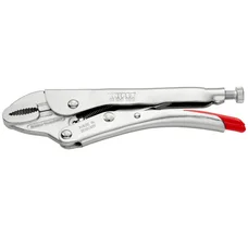 PINCE A ETAU UNIVERSELLE PRO KNIPEX 180mm ZINGUEE AVEC VIS DE REGLAGE (41 04 180)  -MADE IN GERMANY-