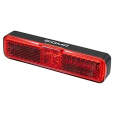 ECLAIRAGE VELO VAE / E-BIKE ARRIERE SUR PORTE BAGAGE SIGMA EOX RL RACK 6/48V NOIR FONCTION FEU STOP / FEU STOP D'URGENCE