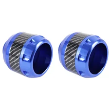ECROU PROTECTION ANTICHUTE FIXATION MOYEU POUR TROTTINETTE KUKIRIN G2 MASTER/SMARTGYRO RYDER METAL BLEU  -SELECTION P2R-