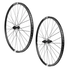 ROUES ROUTE 700 DT SWISS HG1800/25 SPLINE DISC CENTERLOCK AXE 12/100mm et 12/142mm ARRIERE CASSETTE SHIMANO 11V. NOIR (HAUTEUR JANTE 32mm) (VENDU A LA PAIRE)