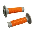 REVETEMENT POIGNEE PROGRIP MOTO OFF ROAD 783 DOUBLE DENSITE BASE GRIS/ORANGE CLOSED END 115mm (CROSS/MX) (PAIRE)