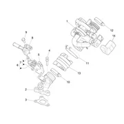 Corps papillon - Injecteur - Raccord d'admission
