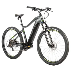 VELO ELECTRIQUE/VAE VTT 29 LEADER FOX SWAN HOMME GRIS 9V MOTEUR CENTRAL BAFANG M300 36V 80Nm BATTERIE 15Ah (TAILLE CADRE 21,5'' - H52cm - XL - POUR ADULTE DE 178cm à plus)