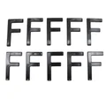 LETTRE PLAQUE TIFLEX  MOTO/SCOOTER 45mm  F  (VENDU PAR 10)