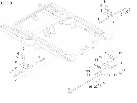 Composants de la benne